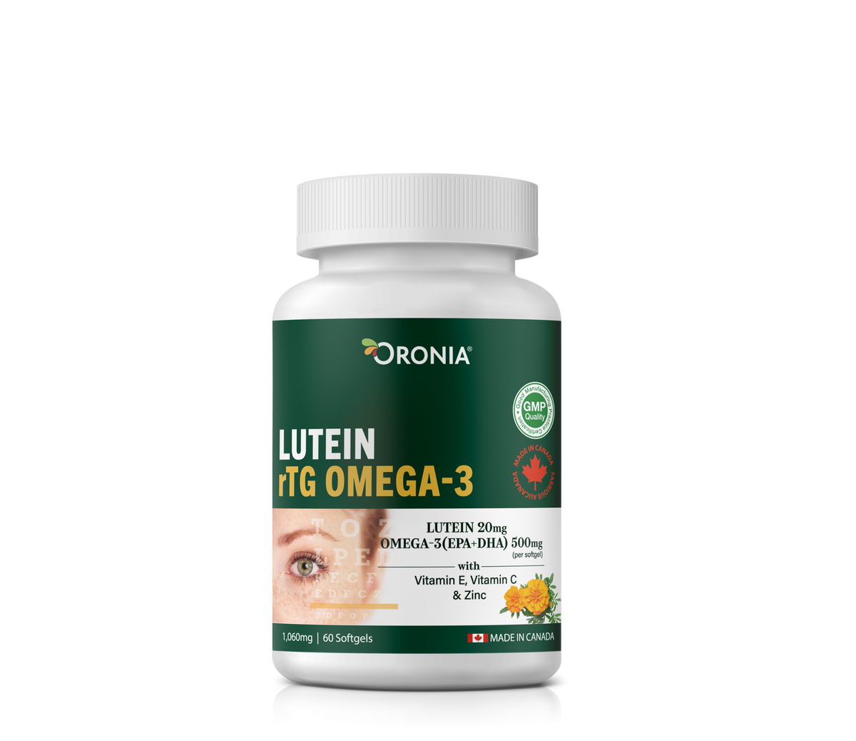 Lutein rTG Omega-3 60 Softgels
