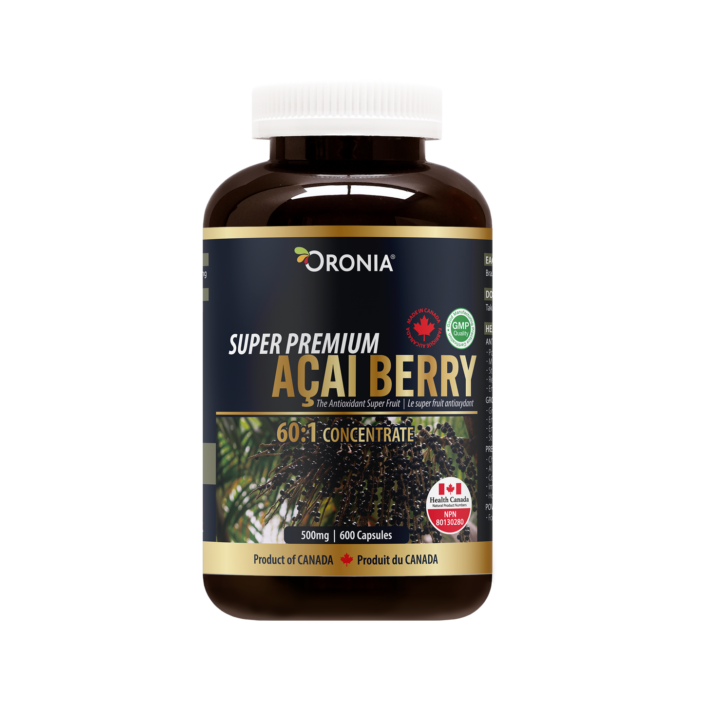 Baies d'açaï super premium
