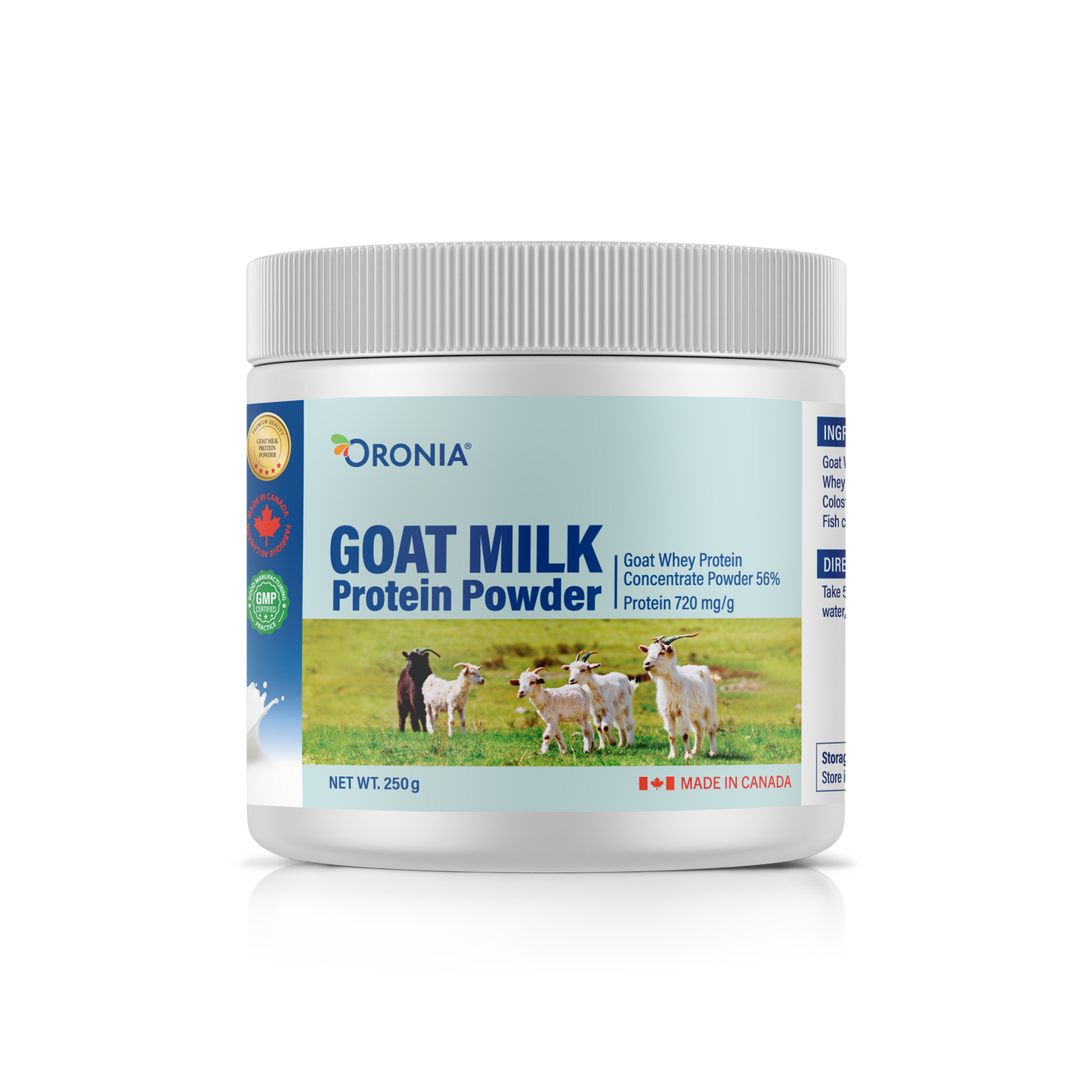 Protéines de lait de chèvre en poudre