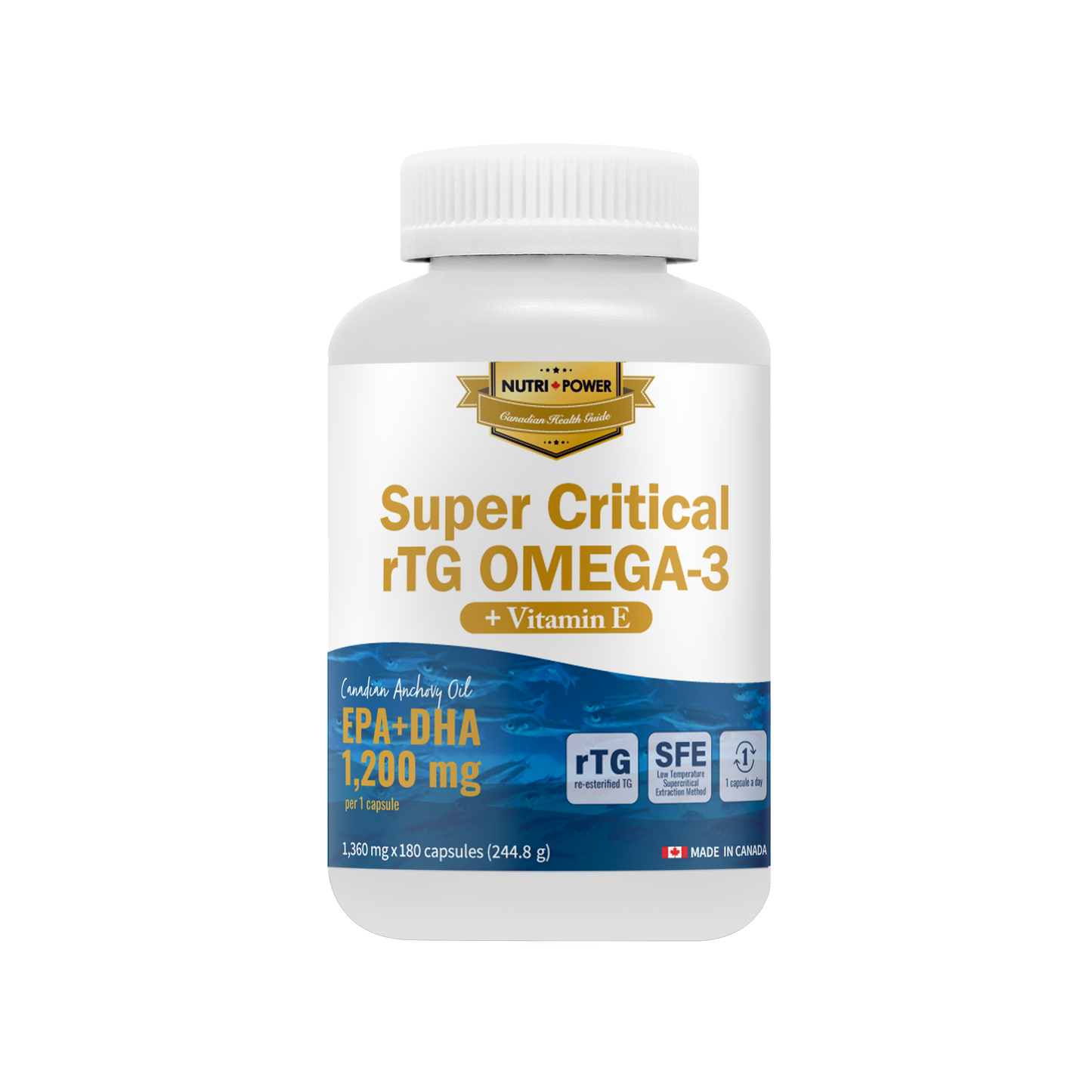 Supercritical rTG Omega-3 with Vitamin E