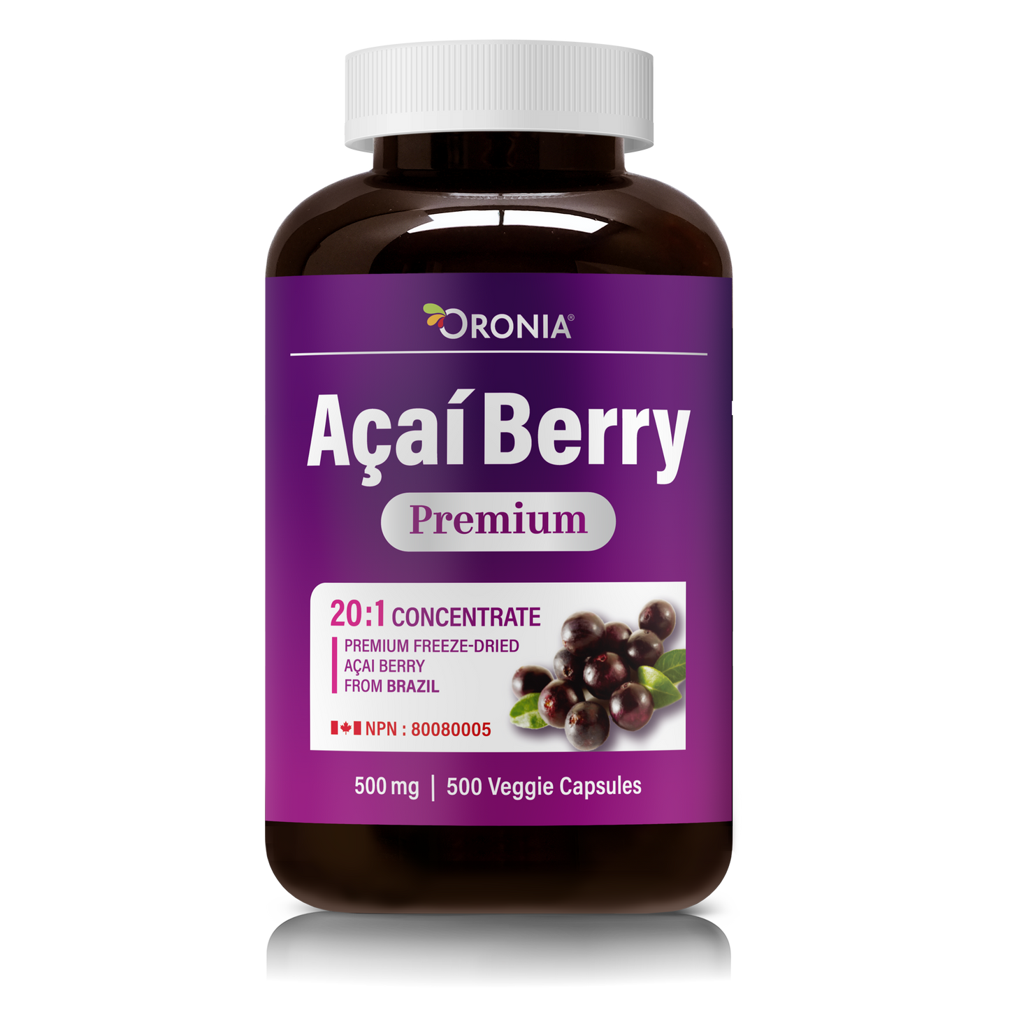 Acai Berry Premium 500 Capsules