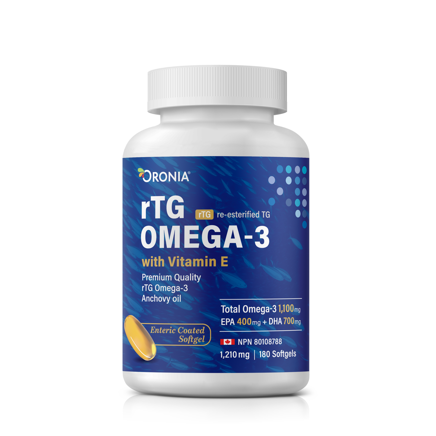 rTG Omega-3 (1,210mg) with Vitamin E_enteric coated